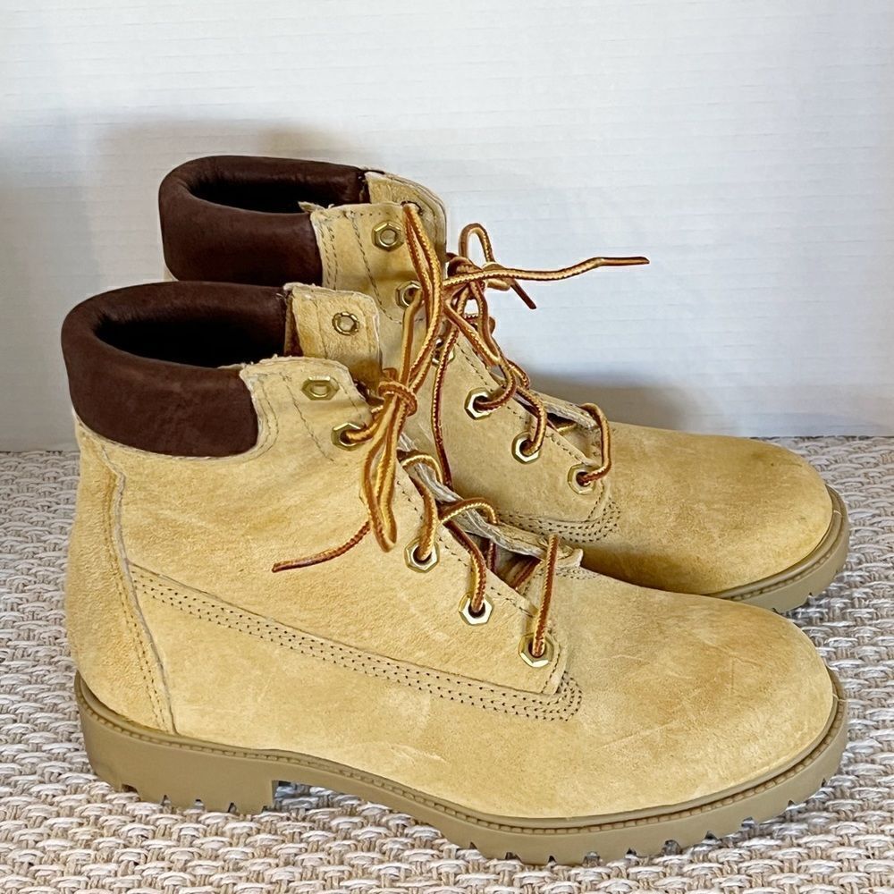 New Wolverine Wheat Gold Soft Toe Work Field Boots US 6.5 M Womens 7.5